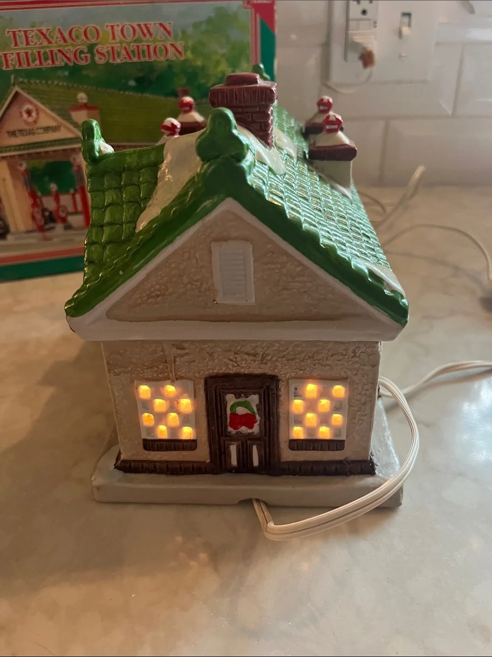 Texaco Town Filling Station Collectible. First in the series.  1834 Denver style